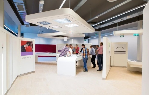 照明企業展廳設計案例分享