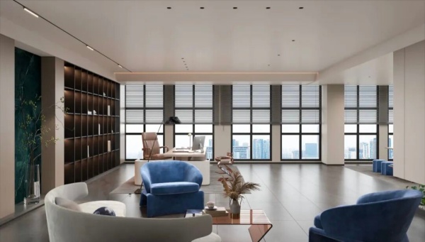 元創(chuàng)控股企業(yè)總部辦公室展廳設(shè)計