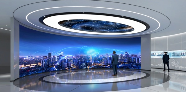 科技展廳沉浸式探索未來視界