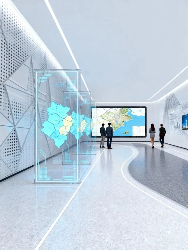 開放式·數字經濟科技展館展廳設計分享