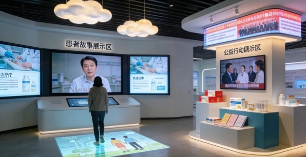 生物醫藥企業展廳設計怎么做才能凸顯專業權威？